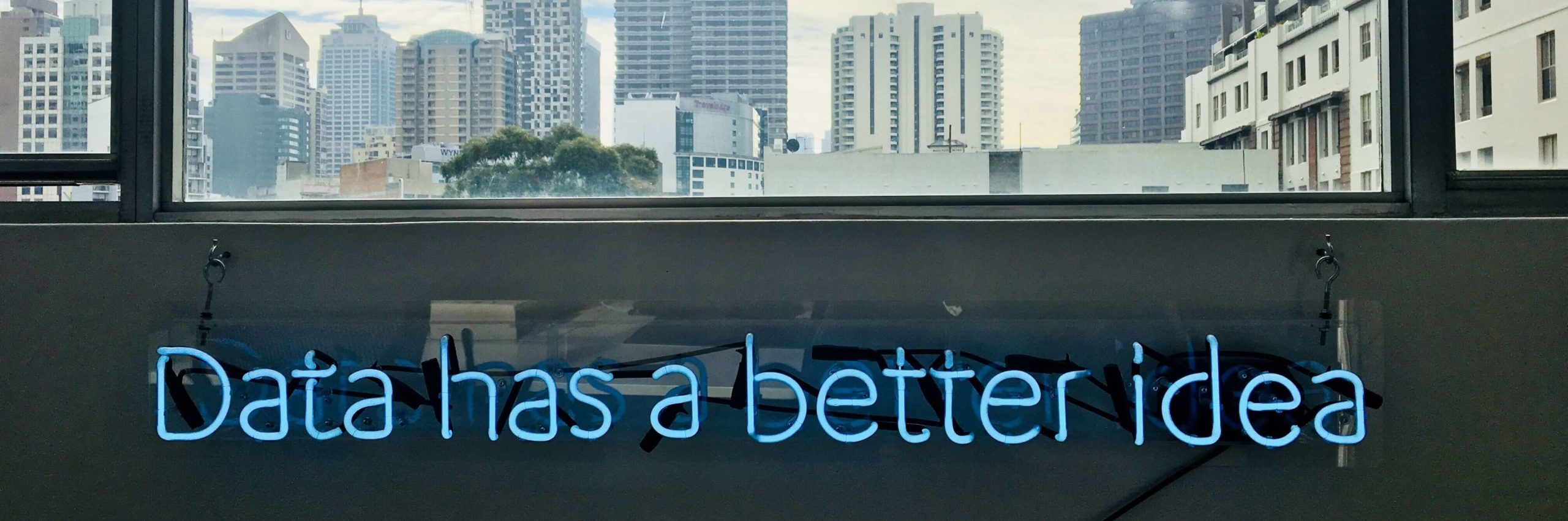 main image - Data has a better idea sign
